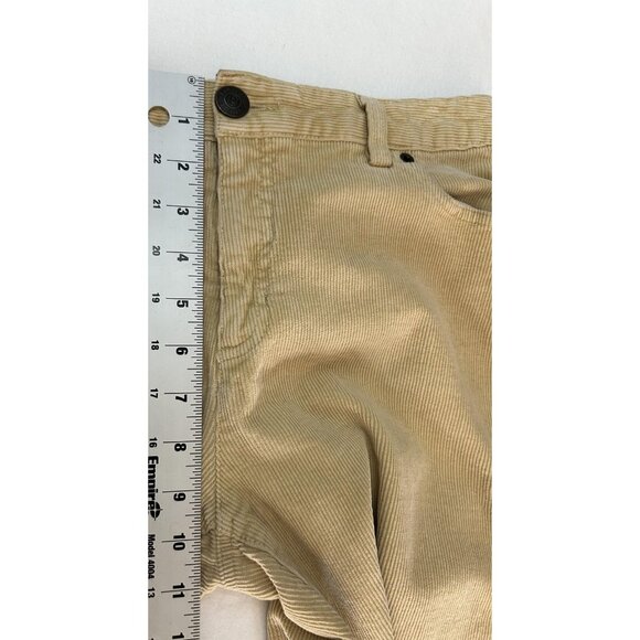 Lands' End Corduroy Pants Womens 10 Tan Straight Leg Stretch Mid Rise Very Soft - Picture 4 of 12